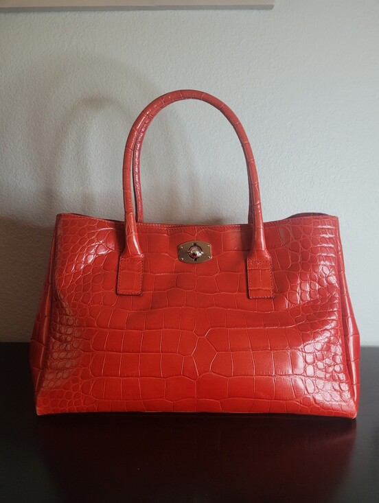 Furla Handbags - Furla croc shoulder bag